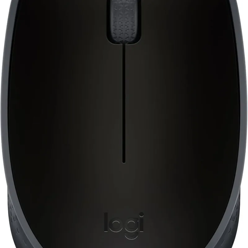 Mouse sem fio Logitech M170 com Design Ambidestro Compacto, Conexão USB e Pilha Inclusa - Preto t